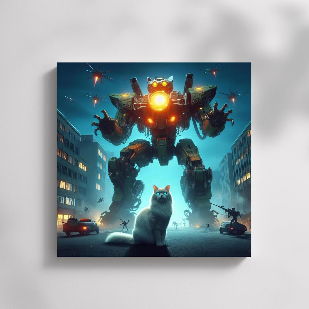 Ragdoll Cat and Gigantorobot: Alien City Defenders
