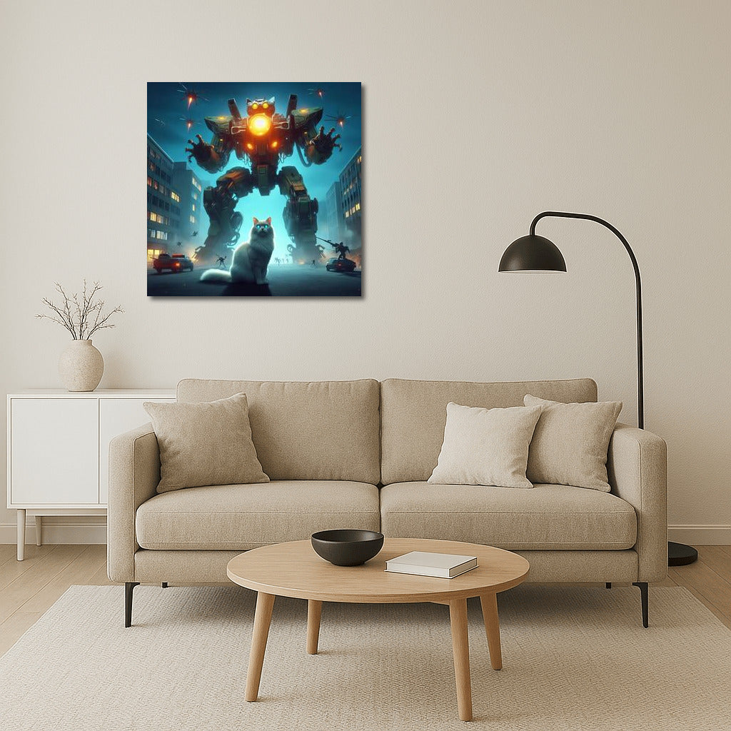 Ragdoll Cat and Gigantorobot: Alien City Defenders