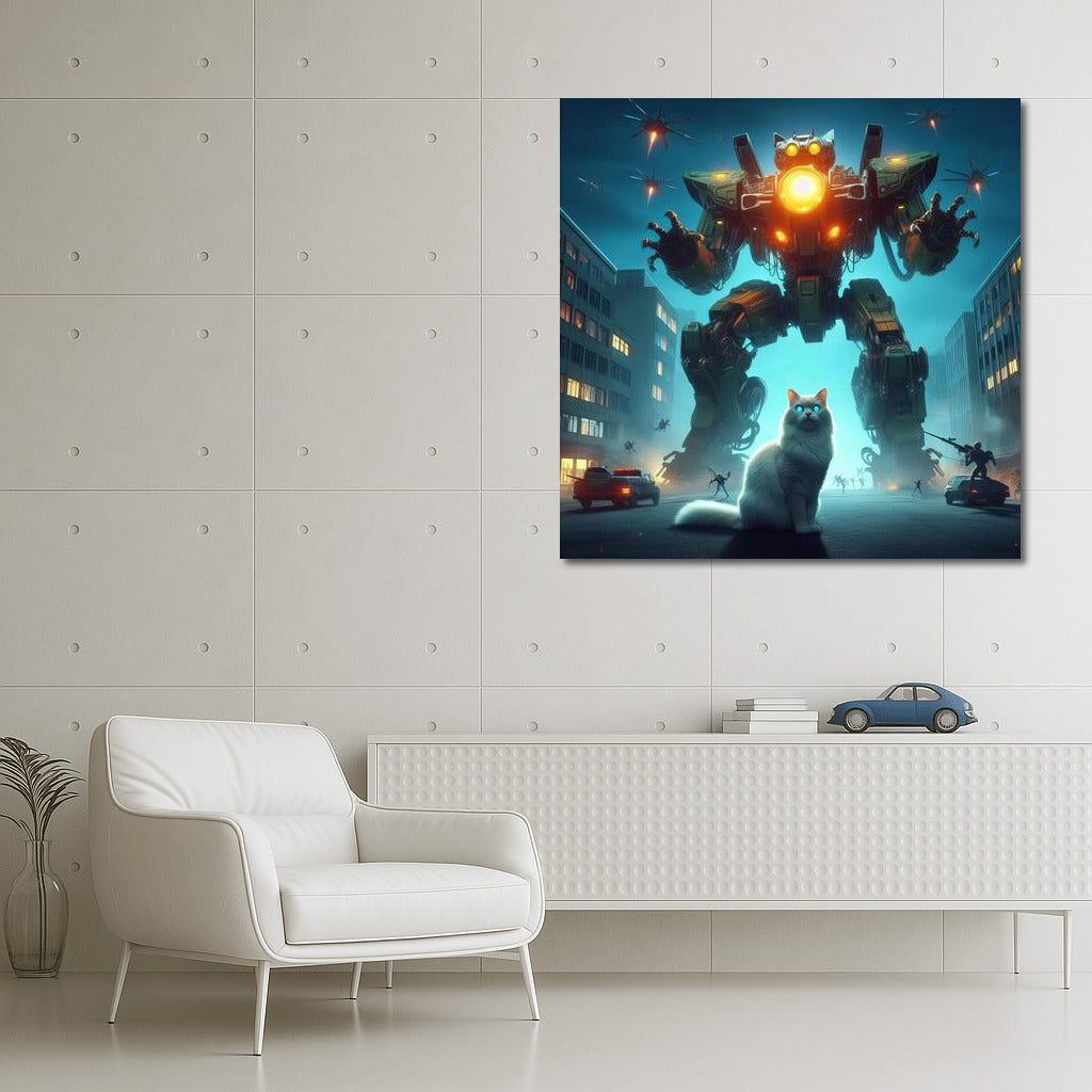 Ragdoll Cat and Gigantorobot: Alien City Defenders