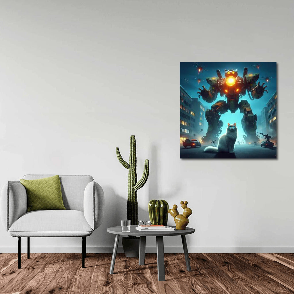 Ragdoll Cat and Gigantorobot: Alien City Defenders