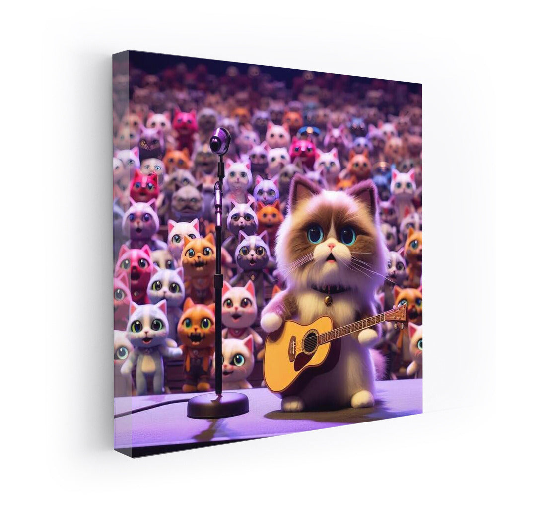 Ragdoll cat in the Plush Audience Concert Hall