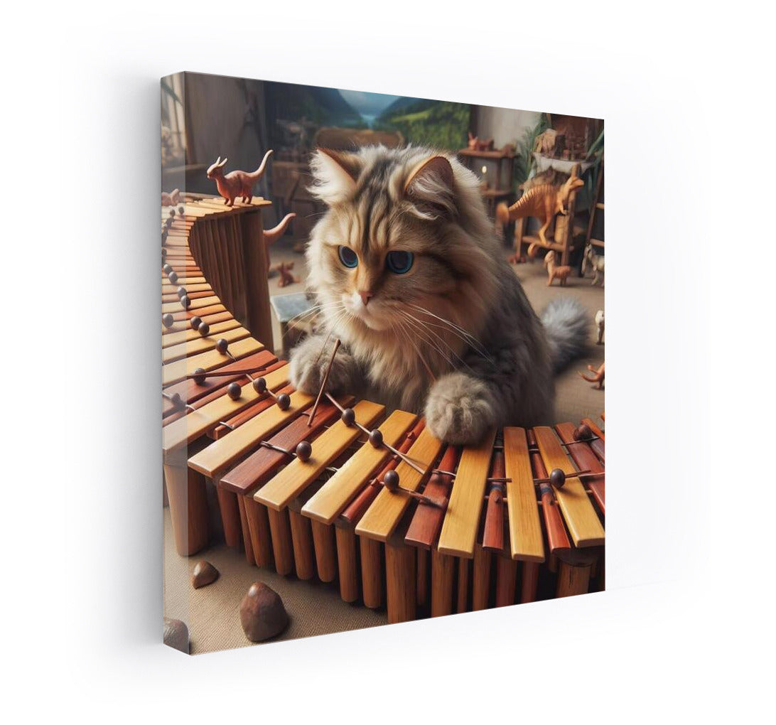 Ragdoll and Dinosaur Xylophone: Fluffy Magic for Your Interior