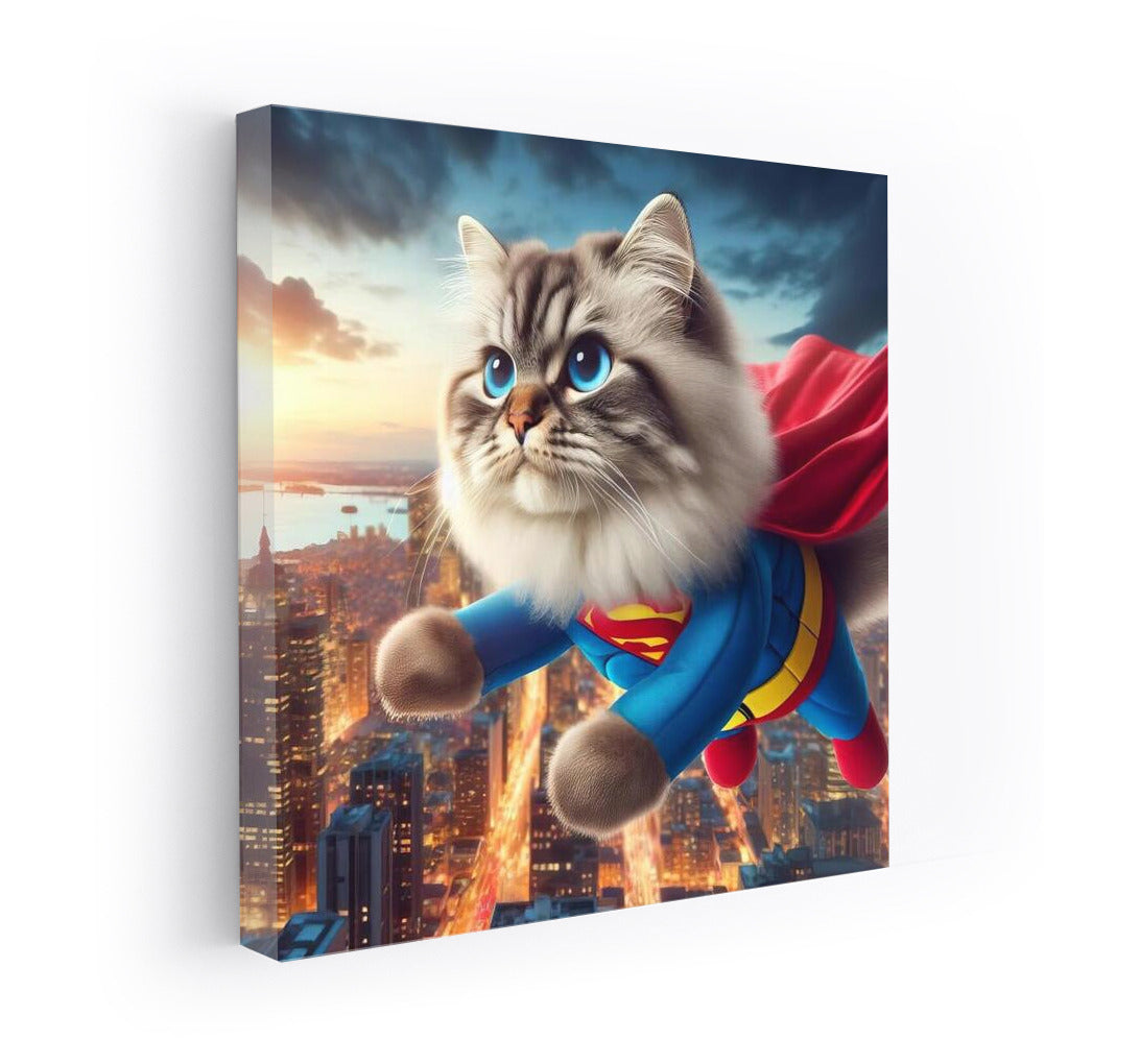 Ragdoll Superhero: Cat in a Suit Saves the City