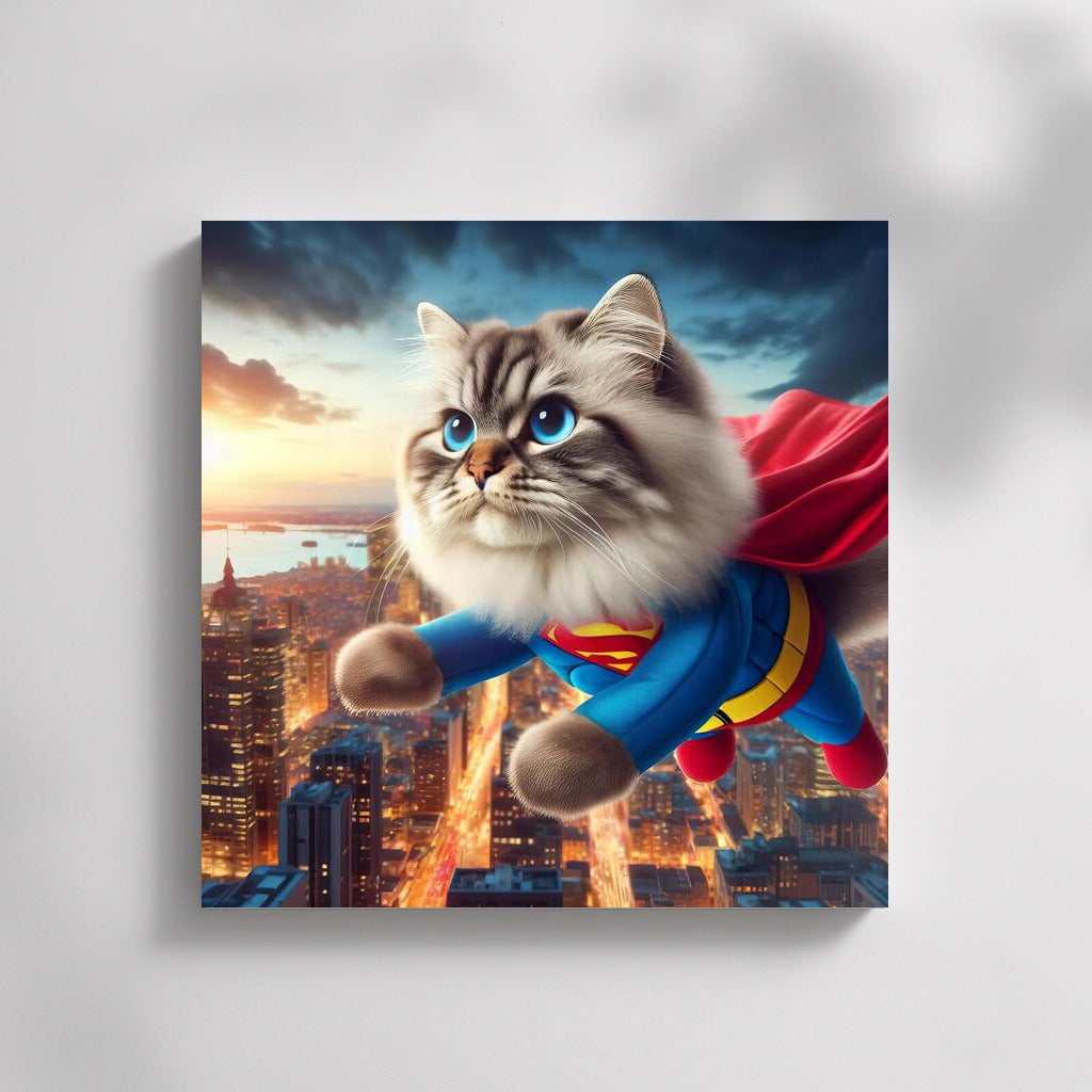 Ragdoll Superhero: Cat in a Suit Saves the City