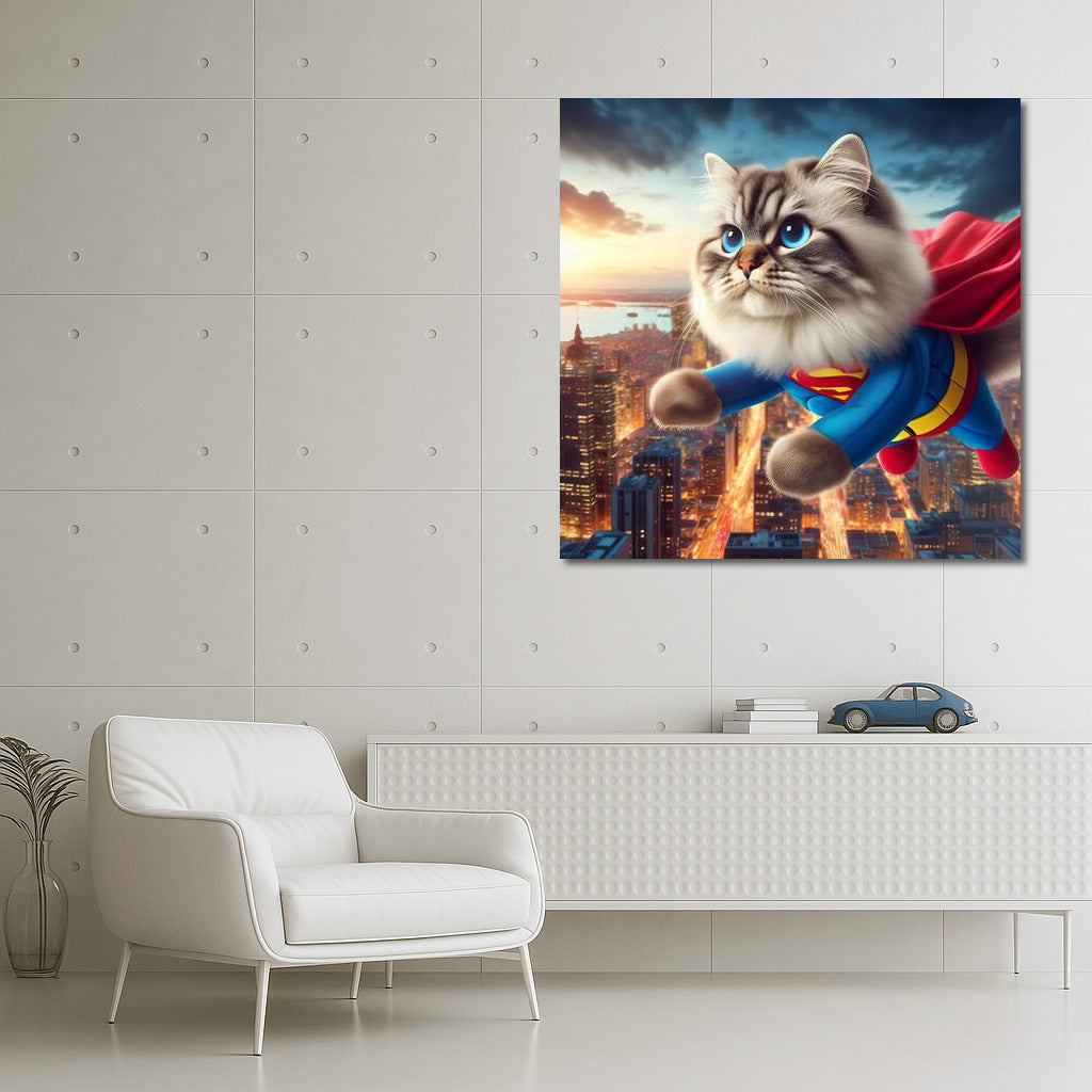 Ragdoll Superhero: Cat in a Suit Saves the City