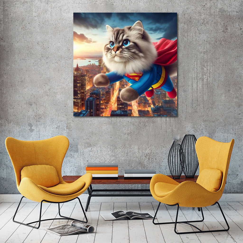 Ragdoll Superhero: Cat in a Suit Saves the City