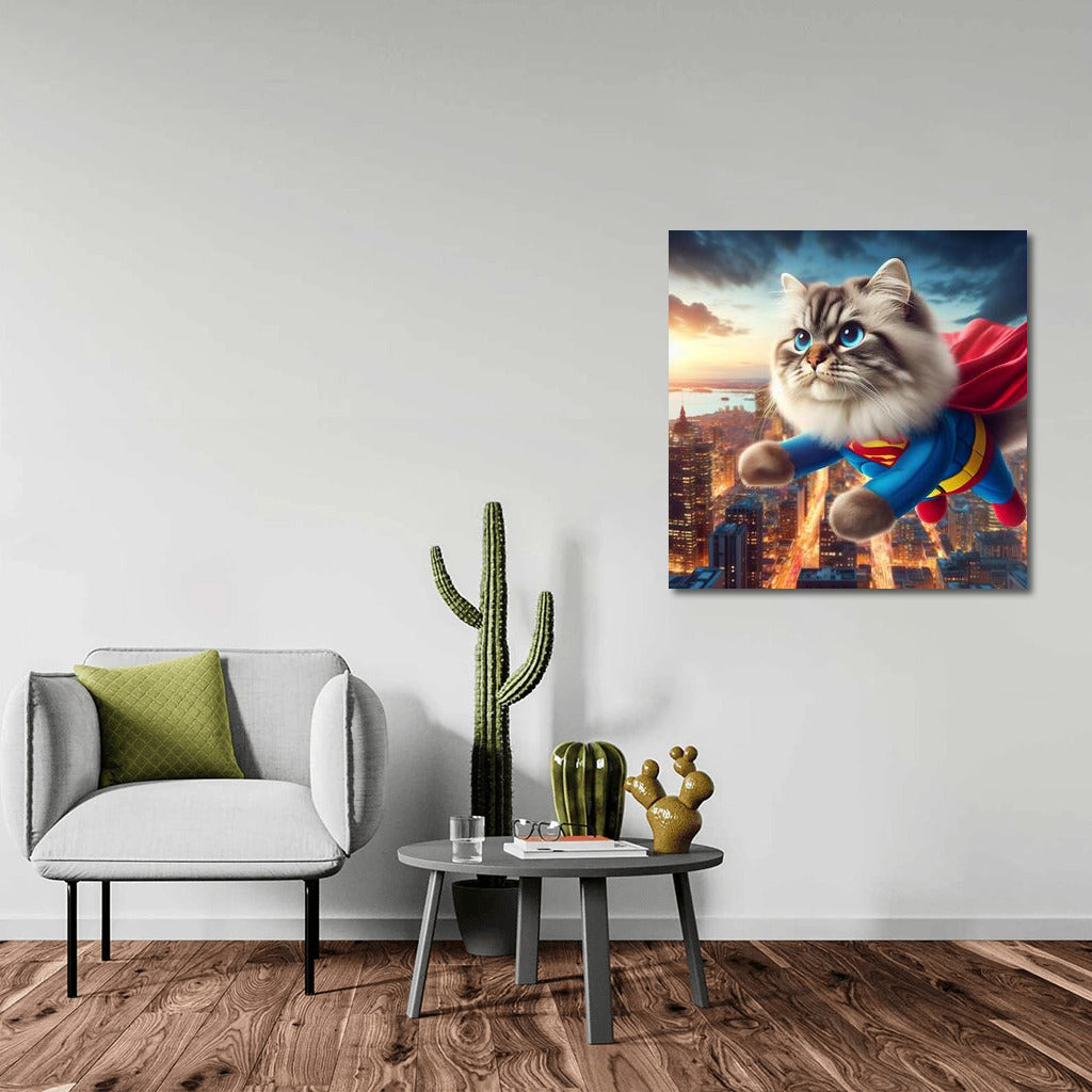 Ragdoll Superhero: Cat in a Suit Saves the City