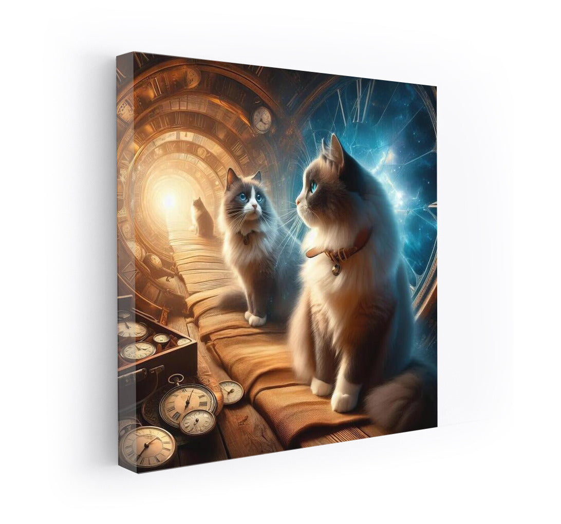 Timed Adventures of Ragdoll Cat: Encounters Across the Ages