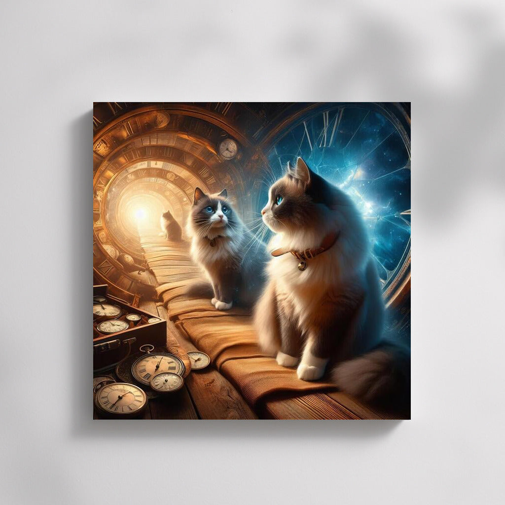 Timed Adventures of Ragdoll Cat: Encounters Across the Ages