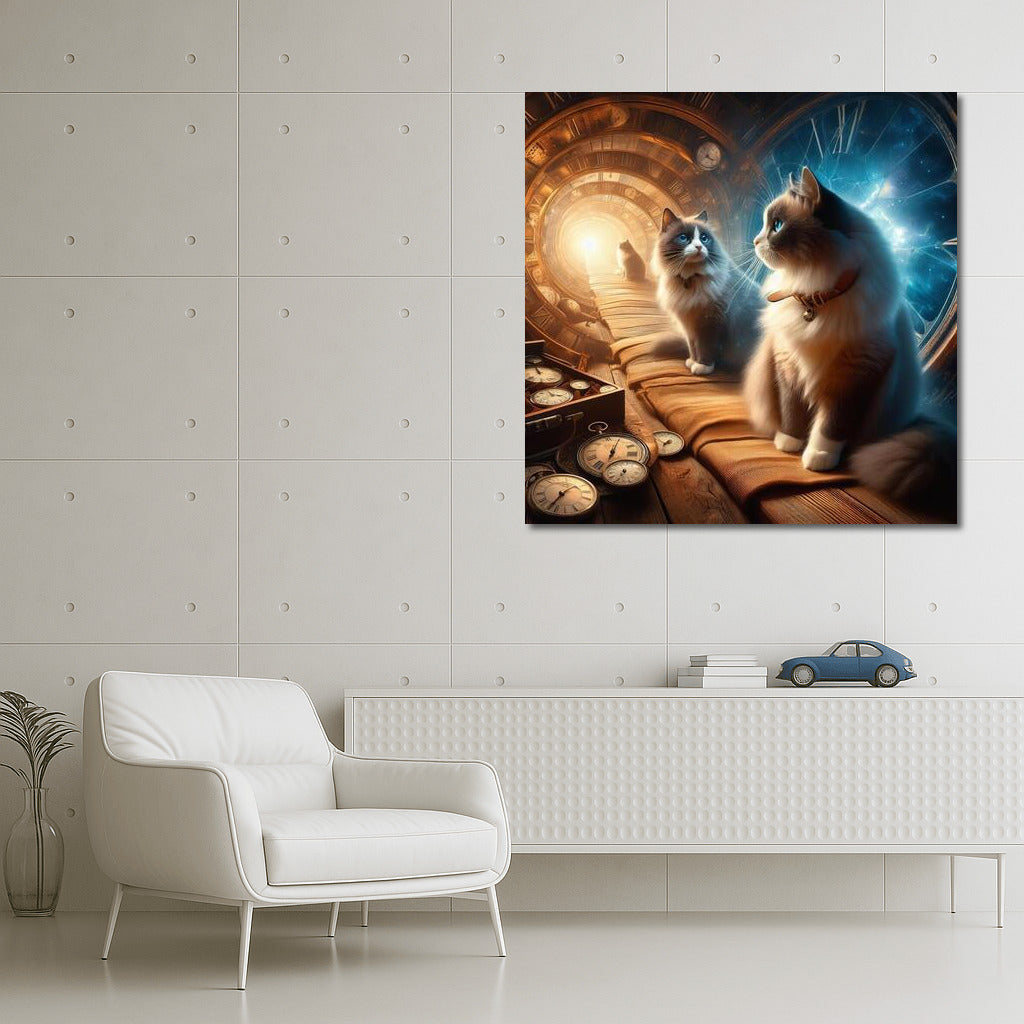 Timed Adventures of Ragdoll Cat: Encounters Across the Ages