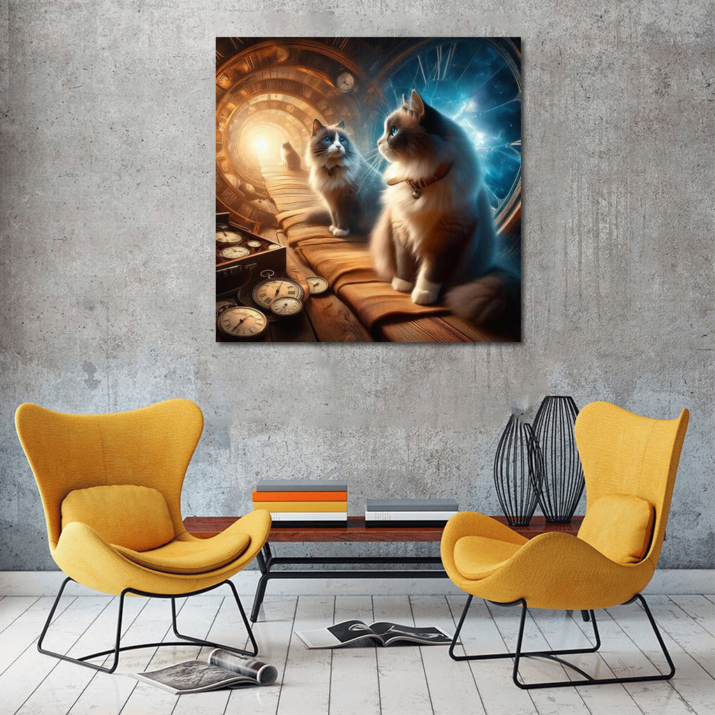 Timed Adventures of Ragdoll Cat: Encounters Across the Ages