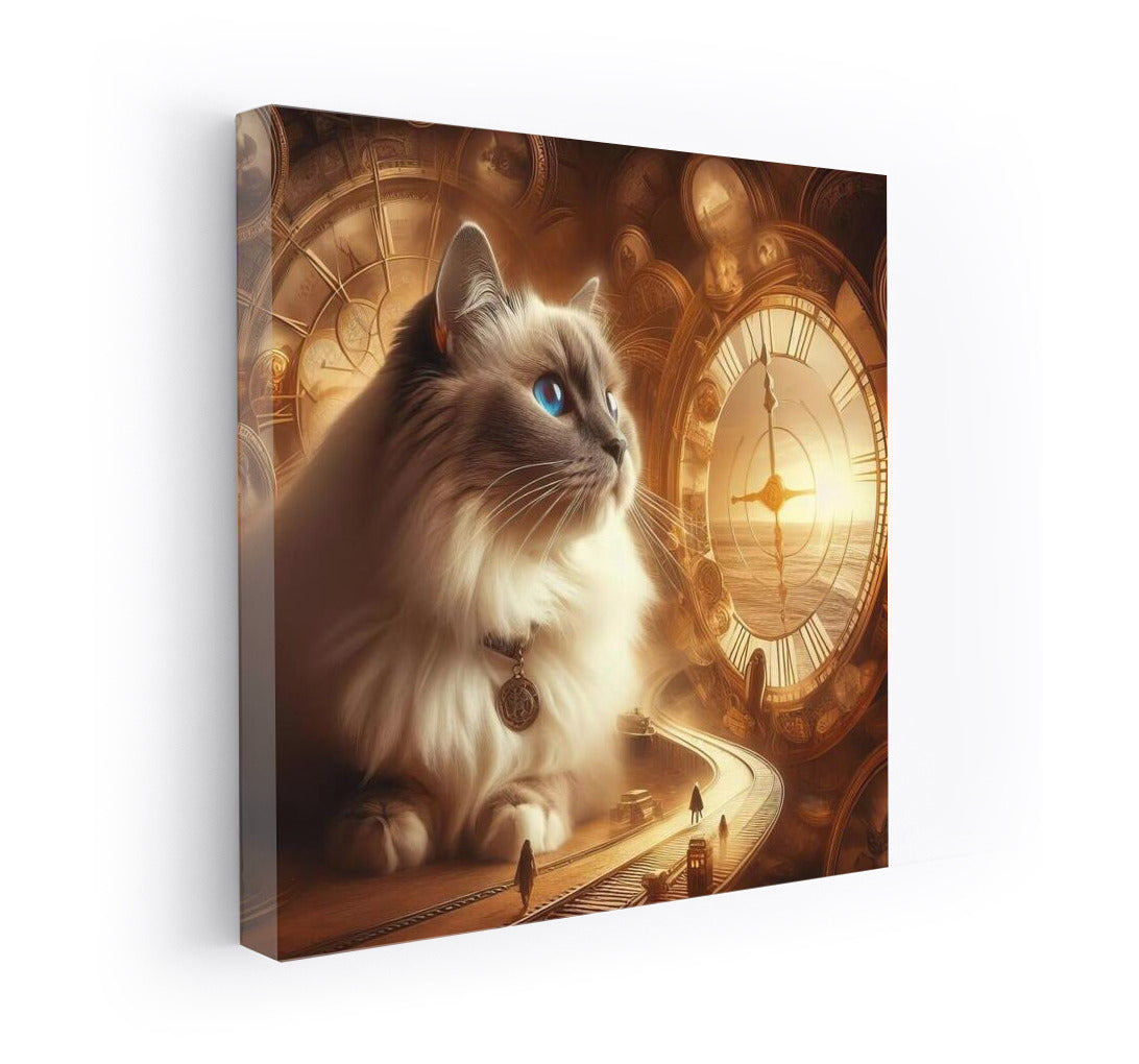 Timed Adventures of Ragdoll Cat: Encounters Across the Ages
