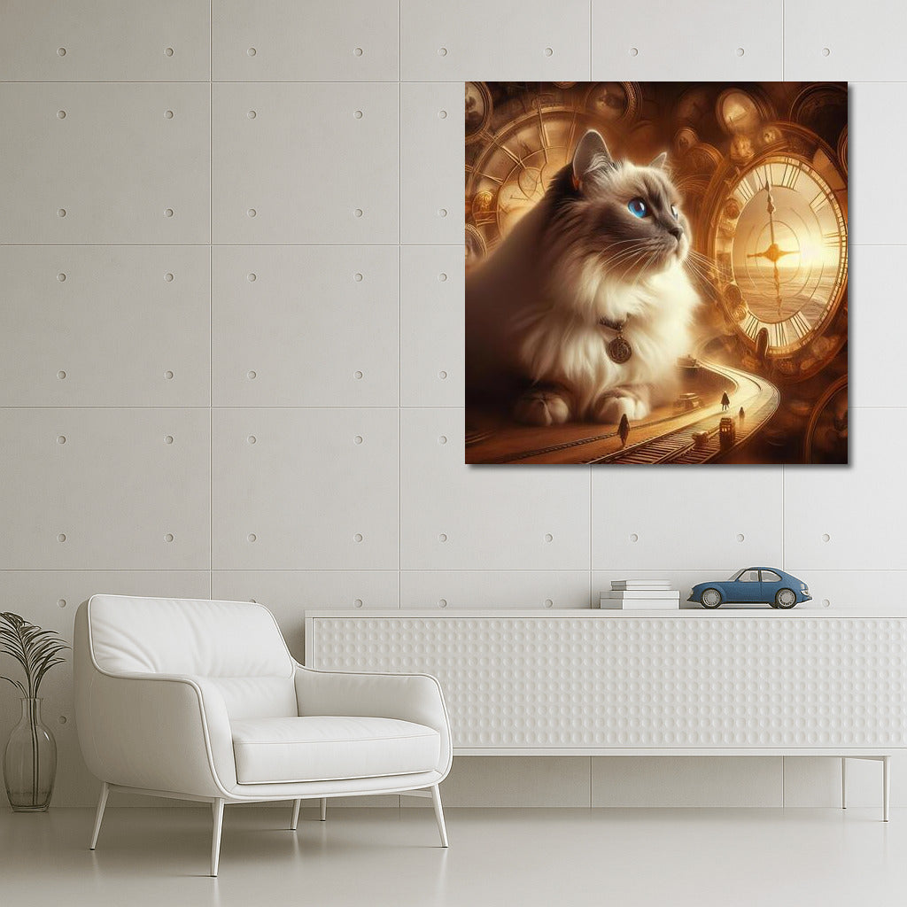 Timed Adventures of Ragdoll Cat: Encounters Across the Ages
