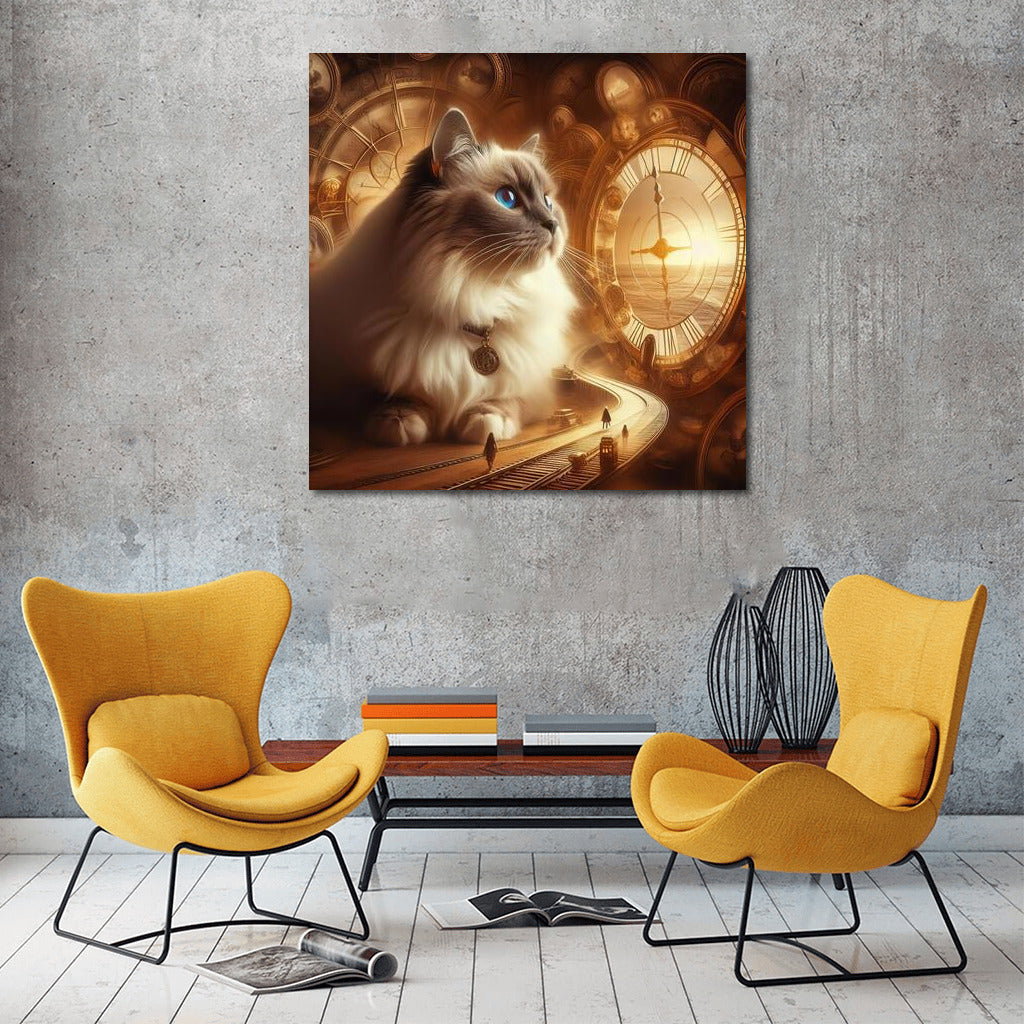 Timed Adventures of Ragdoll Cat: Encounters Across the Ages