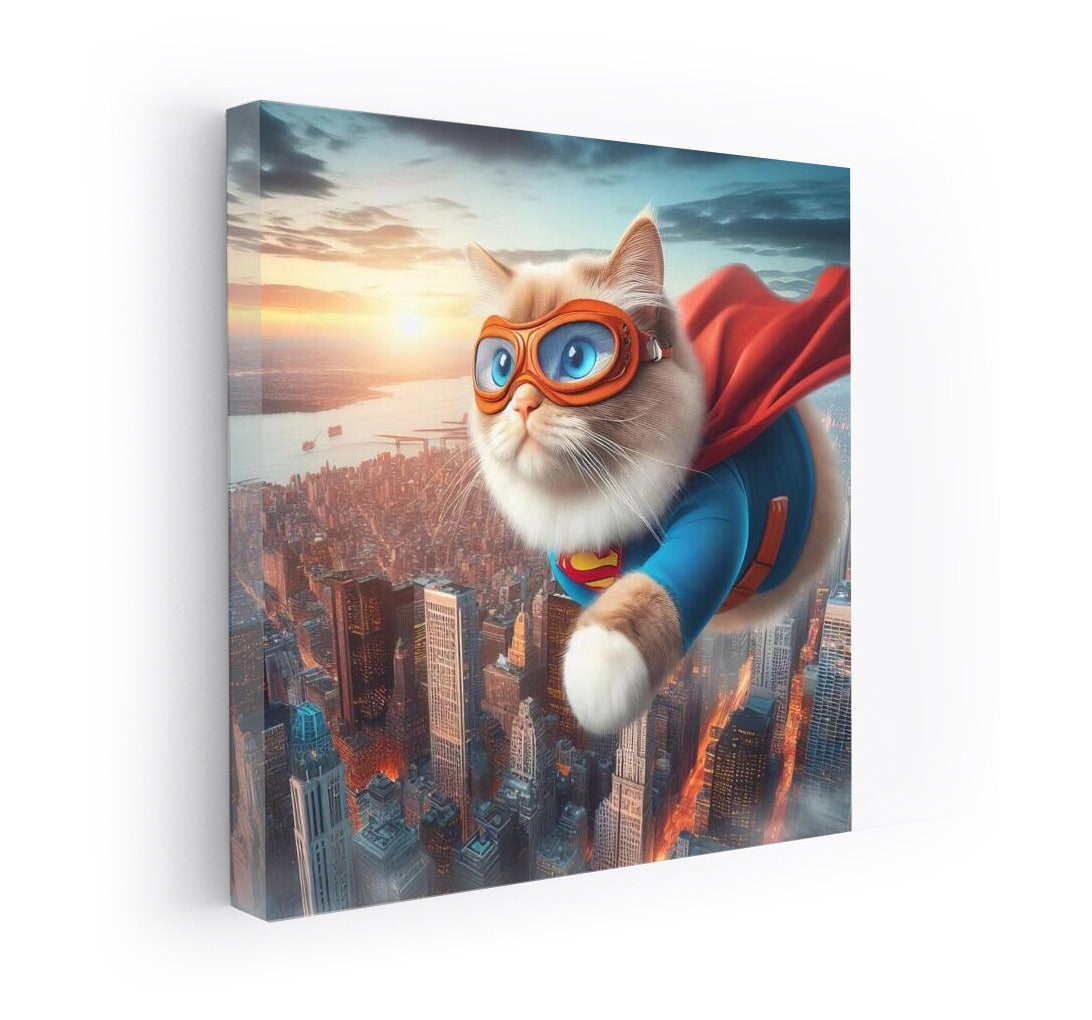 Ragdoll Superhero: Cat in a Suit Saves the City