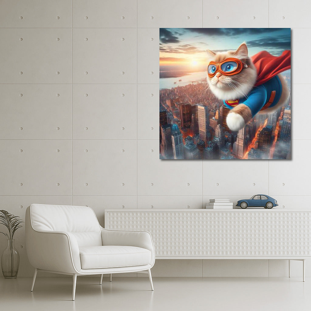 Ragdoll Superhero: Cat in a Suit Saves the City