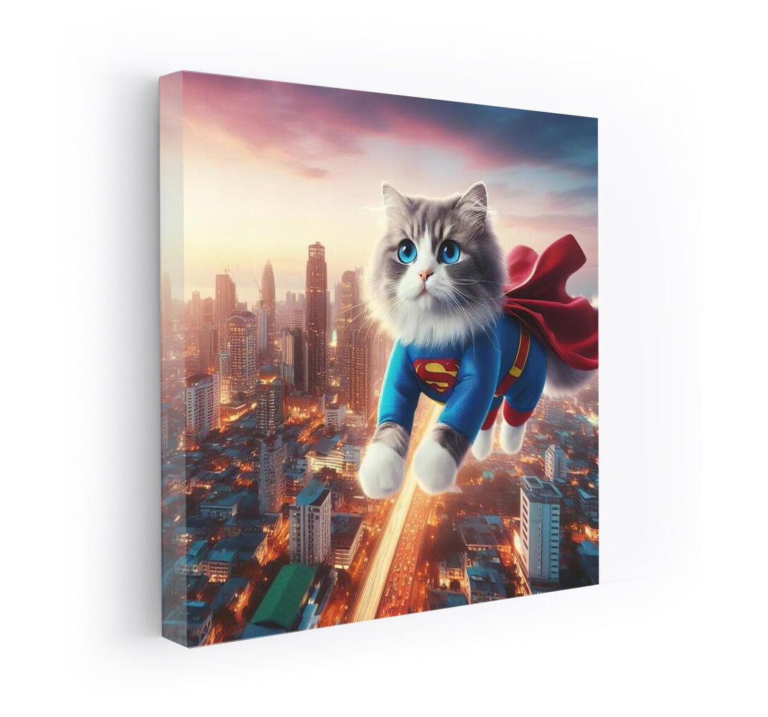 Ragdoll Superhero: Cat in a Suit Saves the City
