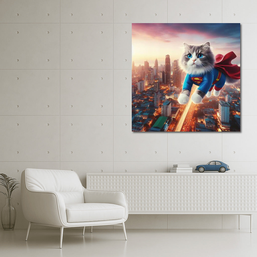 Ragdoll Superhero: Cat in a Suit Saves the City
