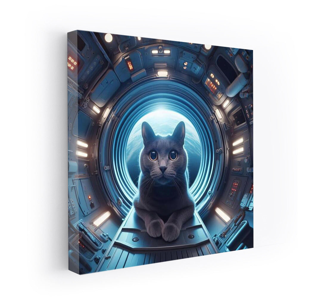 Russian Blue's Space Adventure at Station 2