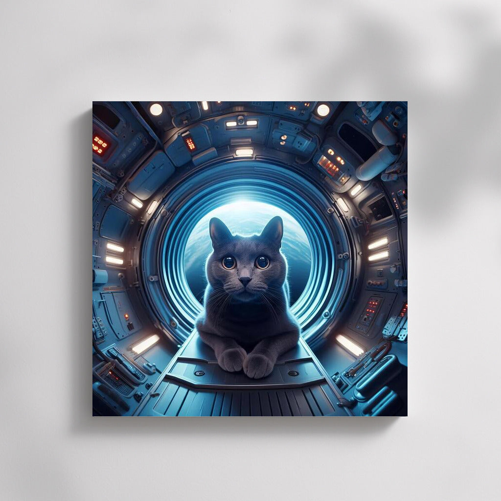 Russian Blue's Space Adventure at Station 2