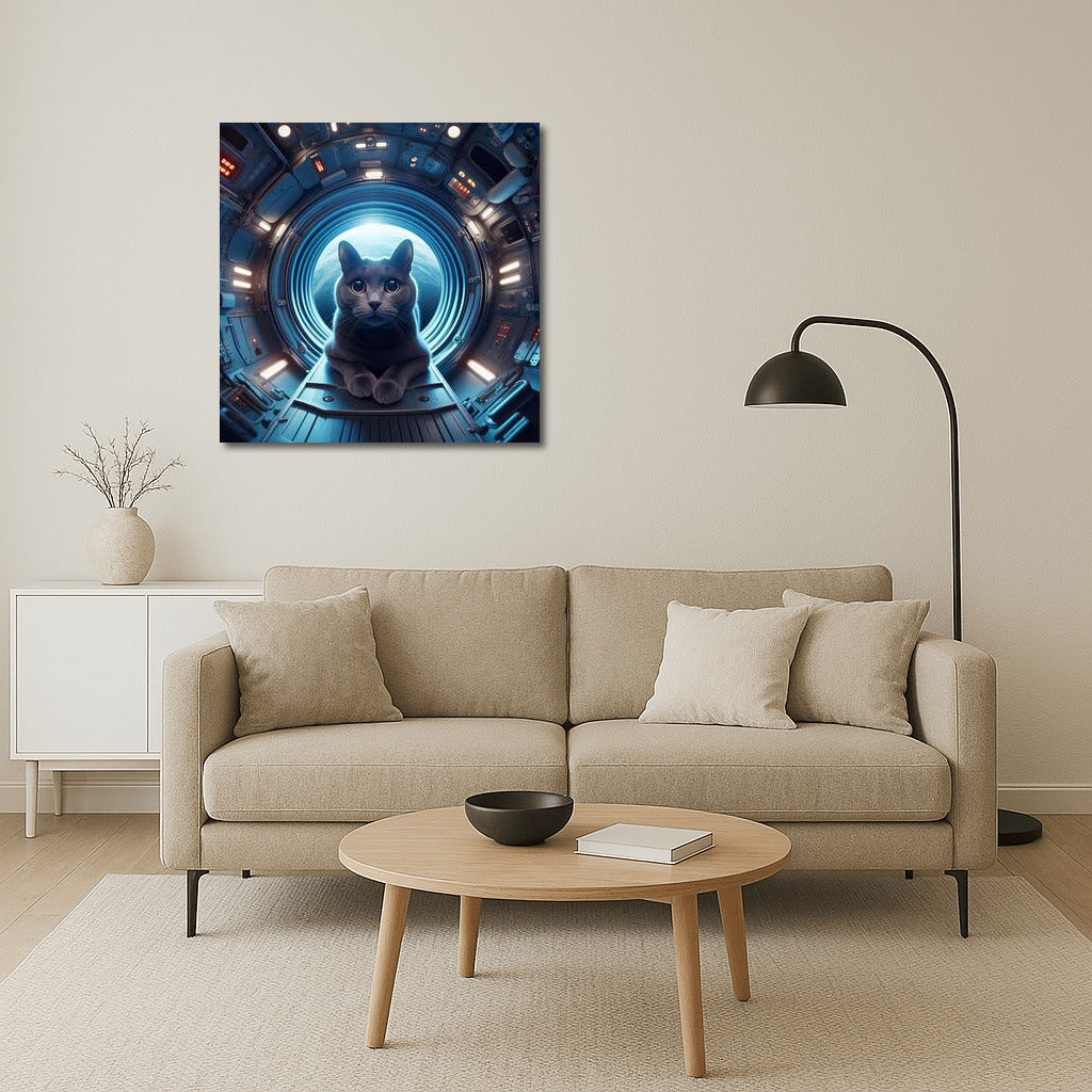 Russian Blue's Space Adventure at Station 2