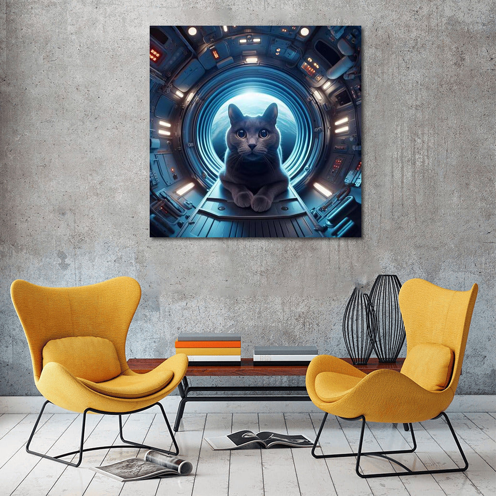 Russian Blue's Space Adventure at Station 2