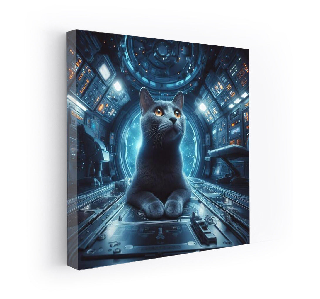 Space Odyssey with Russian Blue at Station 4: A Fantastic Voyage for Cat Lovers