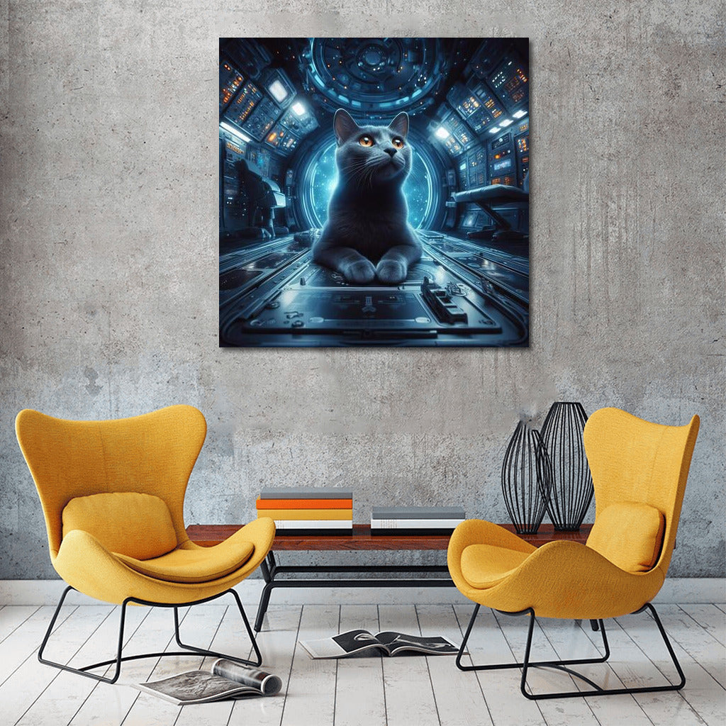 Space Odyssey with Russian Blue at Station 4: A Fantastic Voyage for Cat Lovers