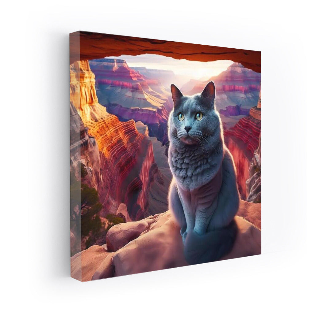 Russian Blue in the Grand Canyon: Journey Through a Rainbow of Rocks