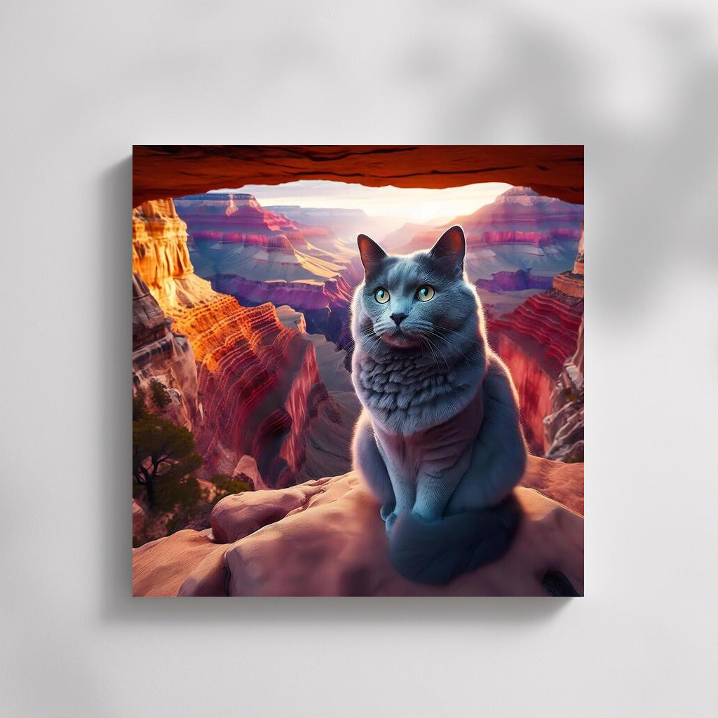 Russian Blue in the Grand Canyon: Journey Through a Rainbow of Rocks