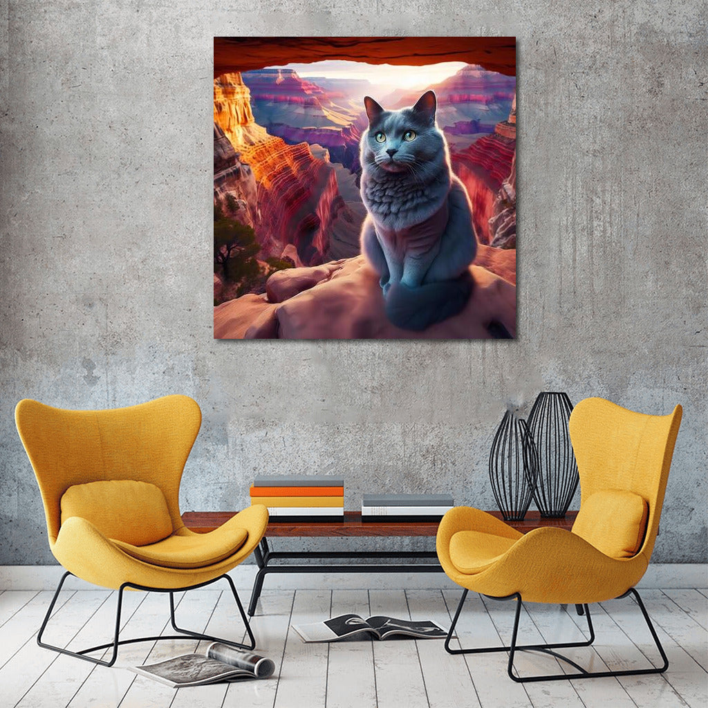 Russian Blue in the Grand Canyon: Journey Through a Rainbow of Rocks