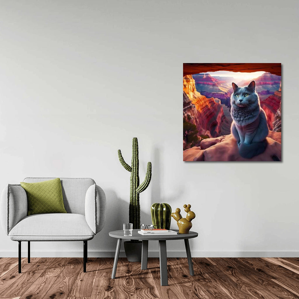 Russian Blue in the Grand Canyon: Journey Through a Rainbow of Rocks