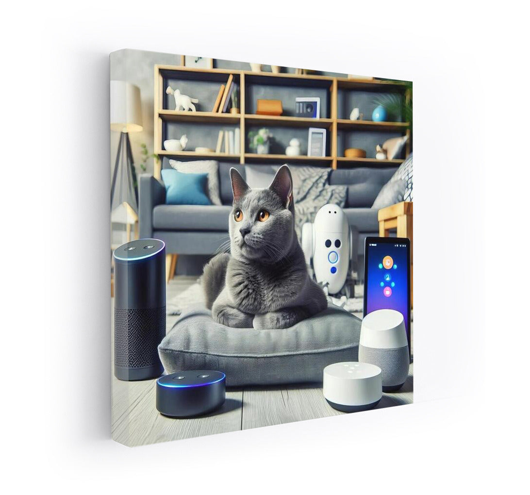 Russian Blue in Technodom: The Style of the Future on Your Wall