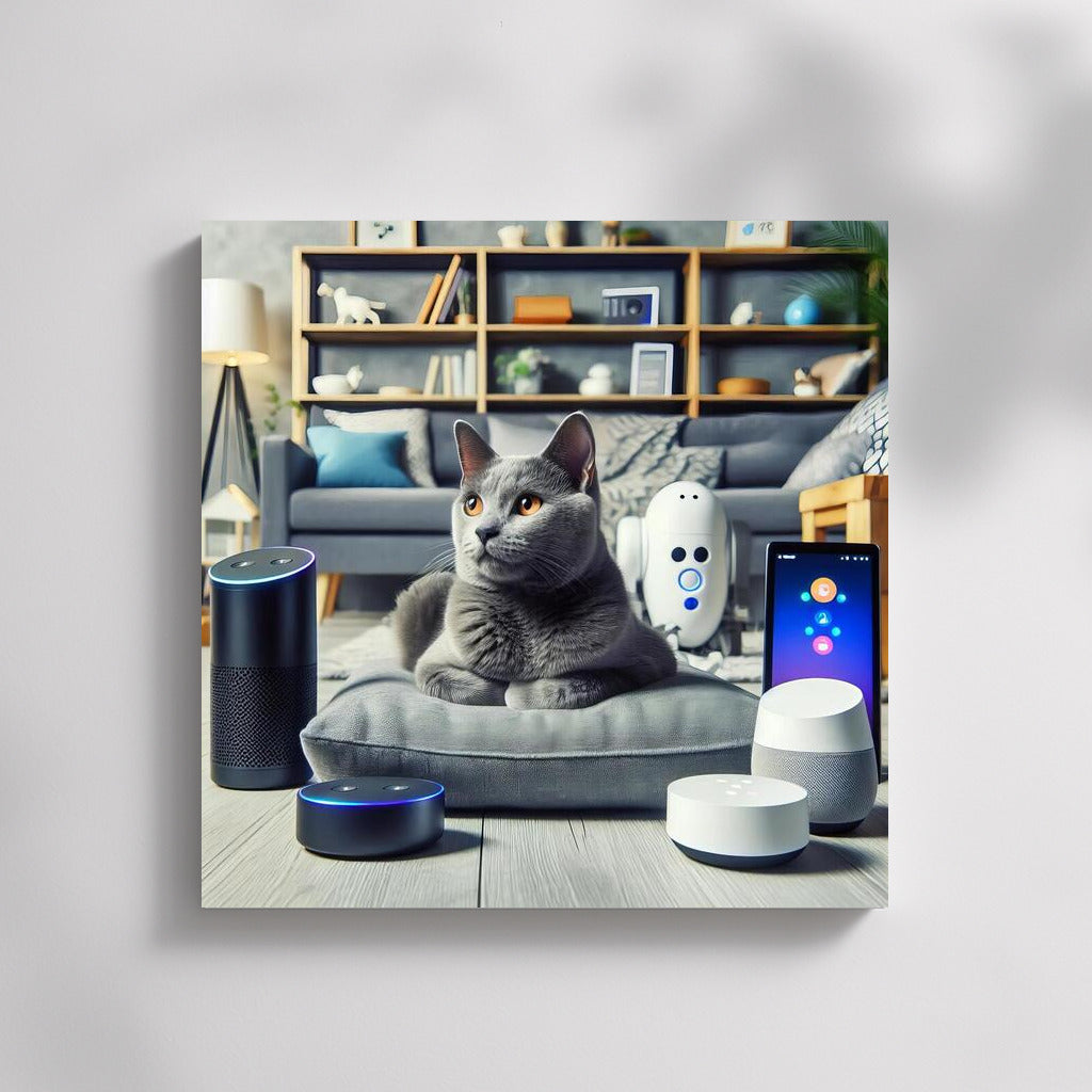 Russian Blue in Technodom: The Style of the Future on Your Wall