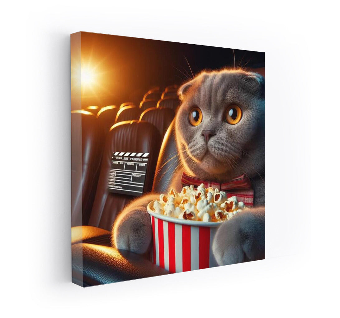 Scottish Fold Cat in the Movies: Popcorn and the Movie