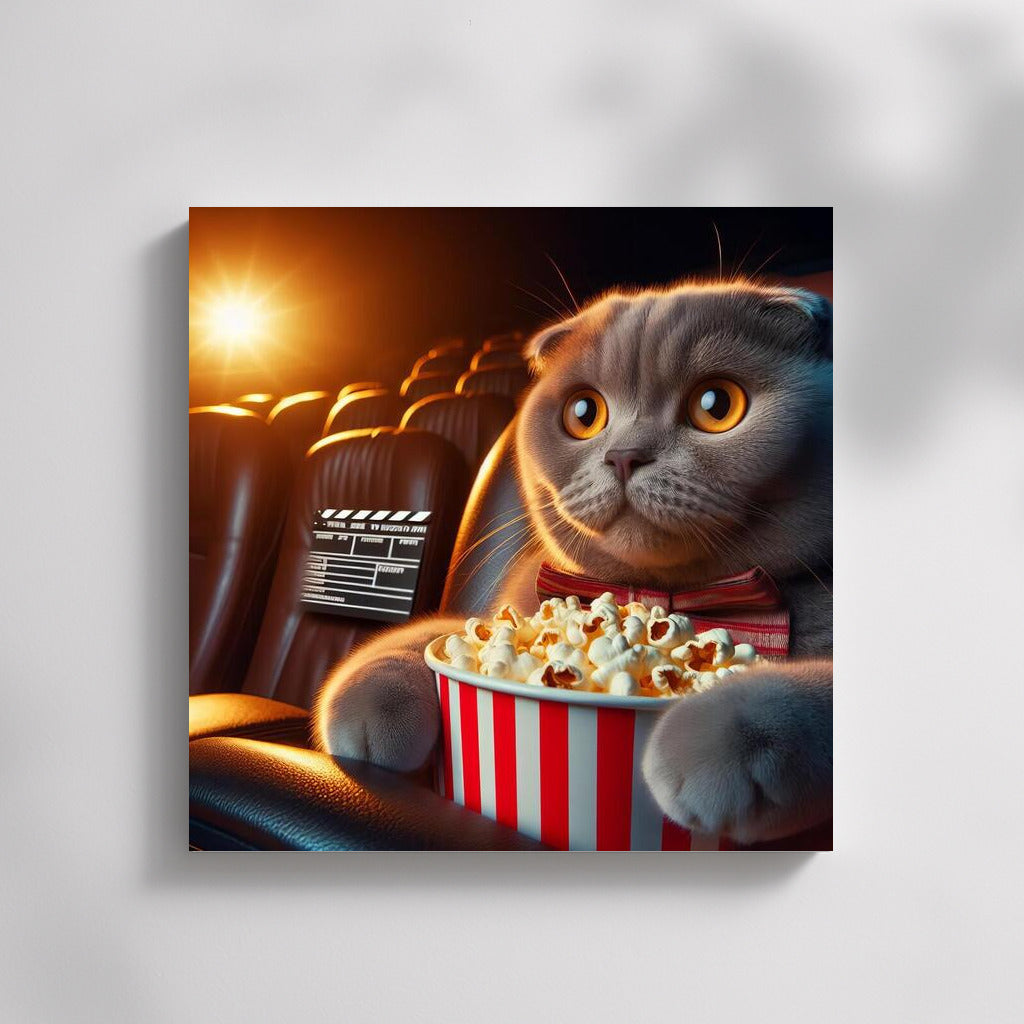 Scottish Fold Cat in the Movies: Popcorn and the Movie