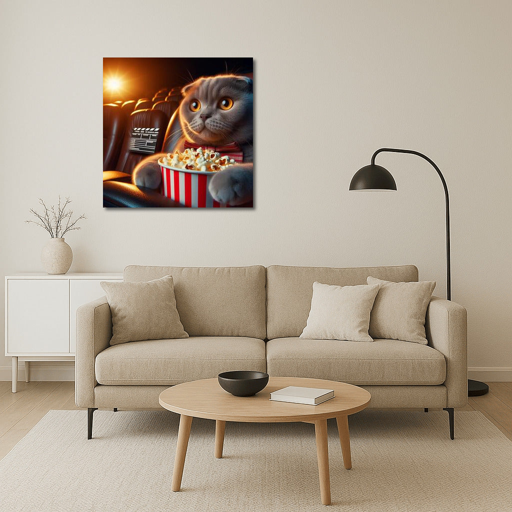 Scottish Fold Cat in the Movies: Popcorn and the Movie