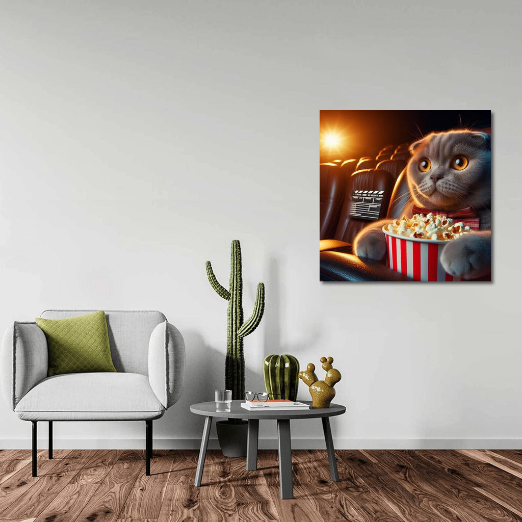 Scottish Fold Cat in the Movies: Popcorn and the Movie