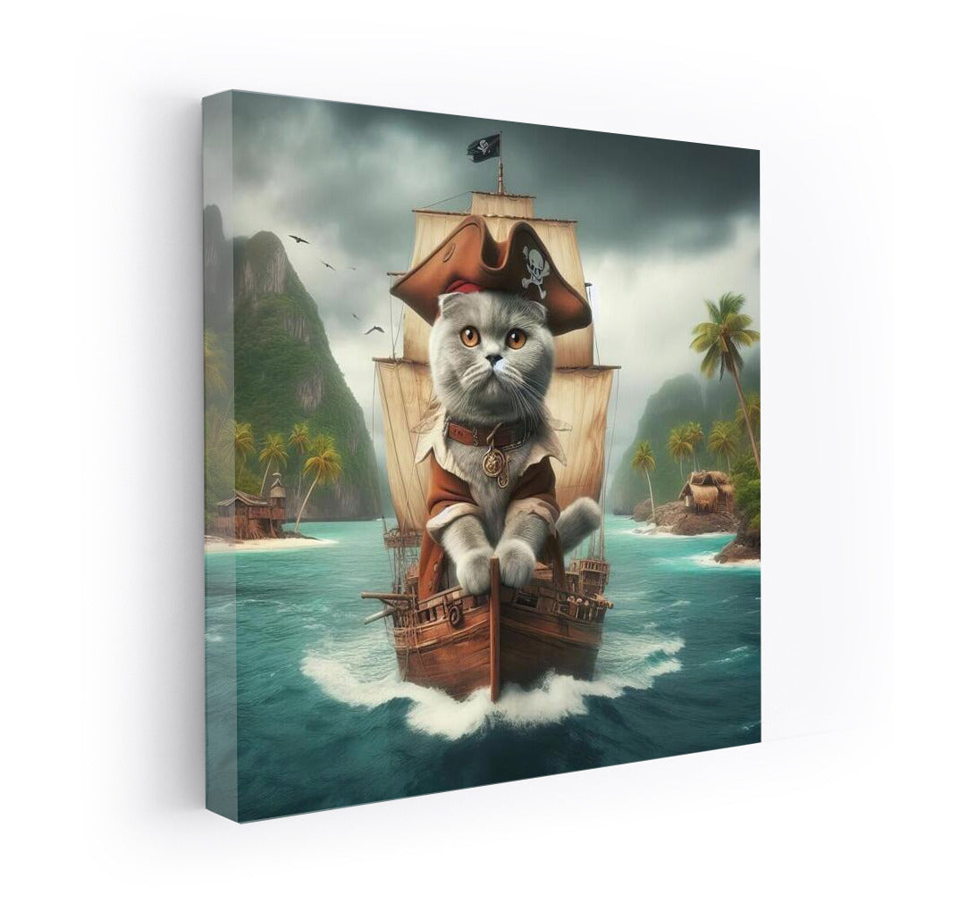 Captain Scottish Fold: Pirate Adventure at Treasure Island