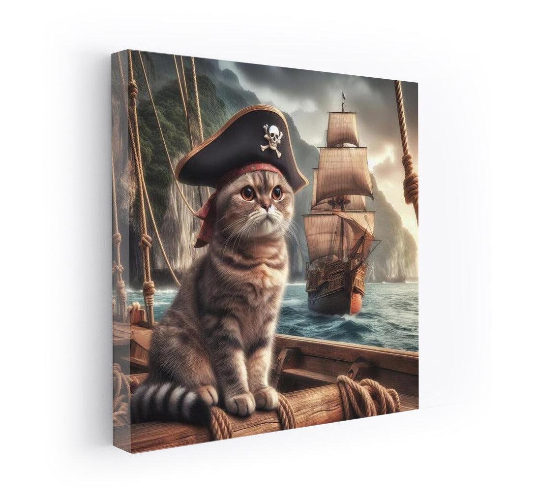 Captain Scottish Fold: Pirate Adventures at Treasure Island