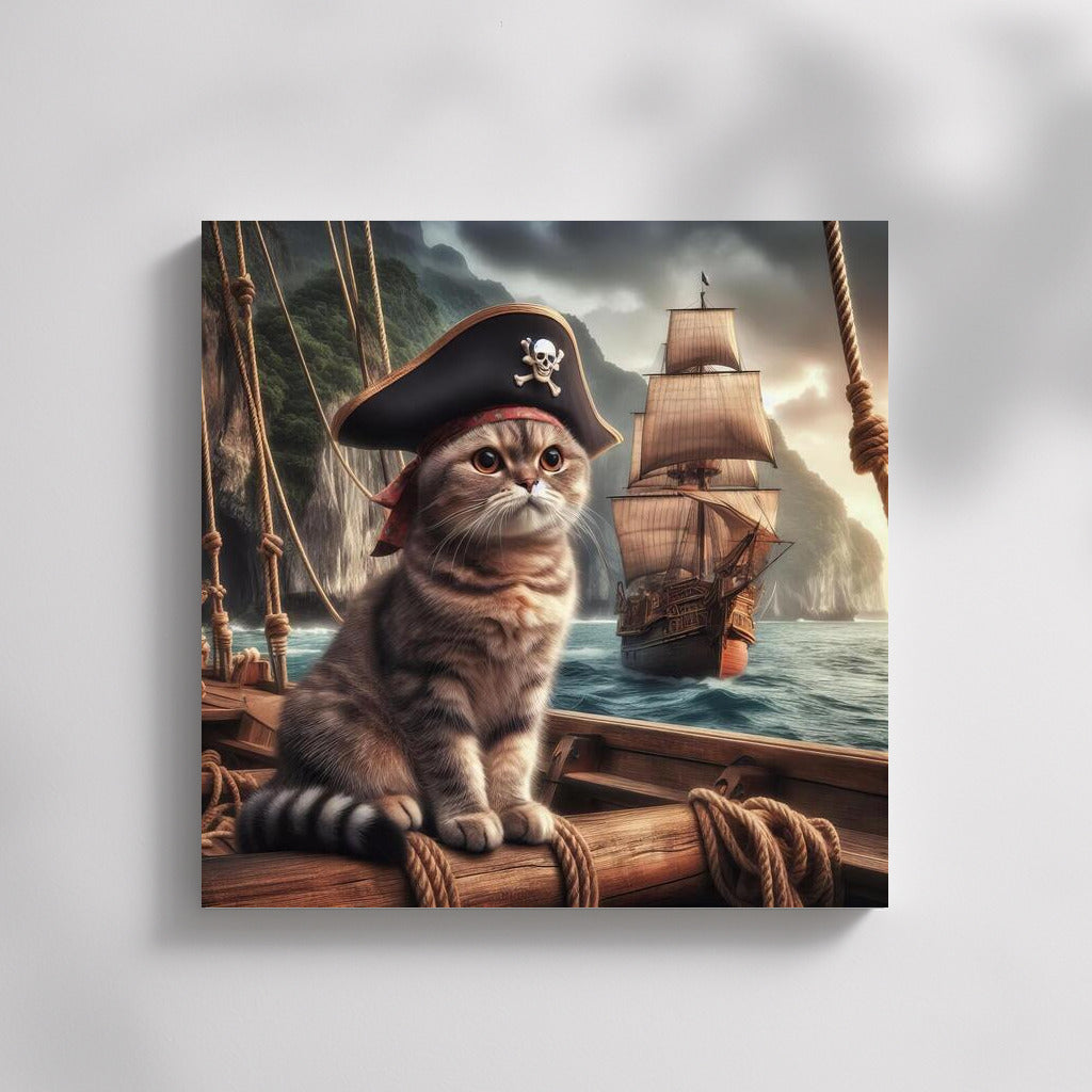 Captain Scottish Fold: Pirate Adventures at Treasure Island