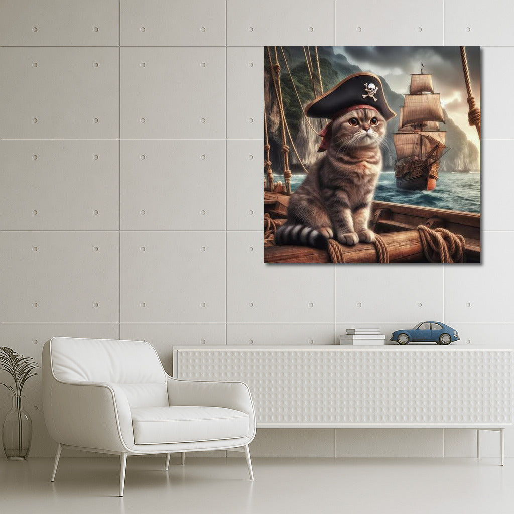 Captain Scottish Fold: Pirate Adventures at Treasure Island