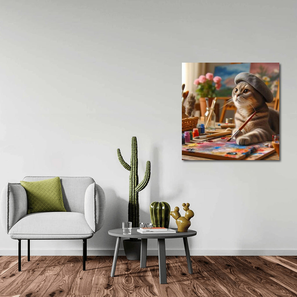 Scottish Fold Artist: Wonders on Canvas