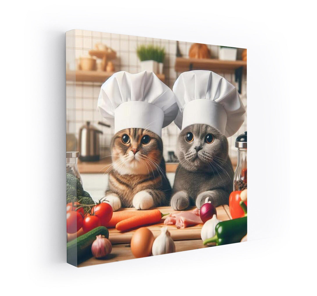 Chefs on Paws: Scottish Fold Cats Cook Dinner