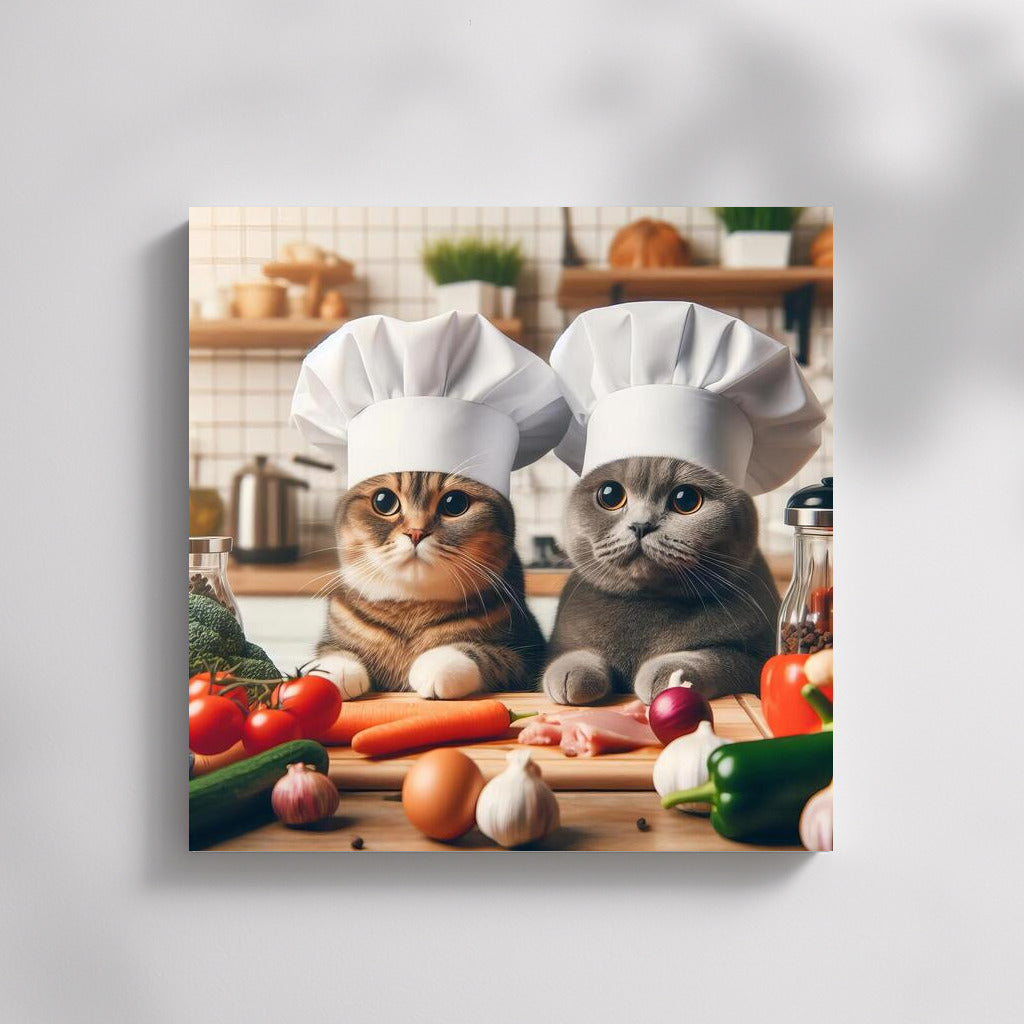 Chefs on Paws: Scottish Fold Cats Cook Dinner