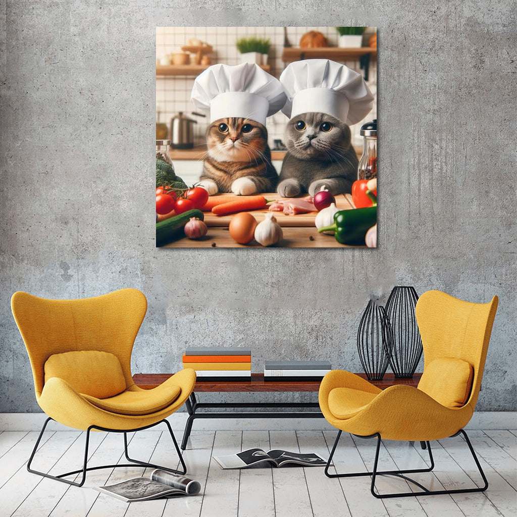 Chefs on Paws: Scottish Fold Cats Cook Dinner