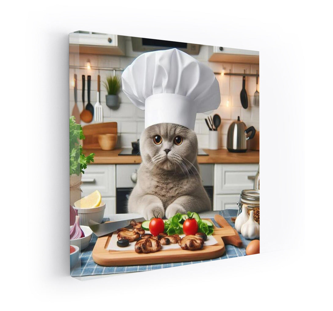 Chef Scottish Fold: Culinary Adventures in the Kitchen