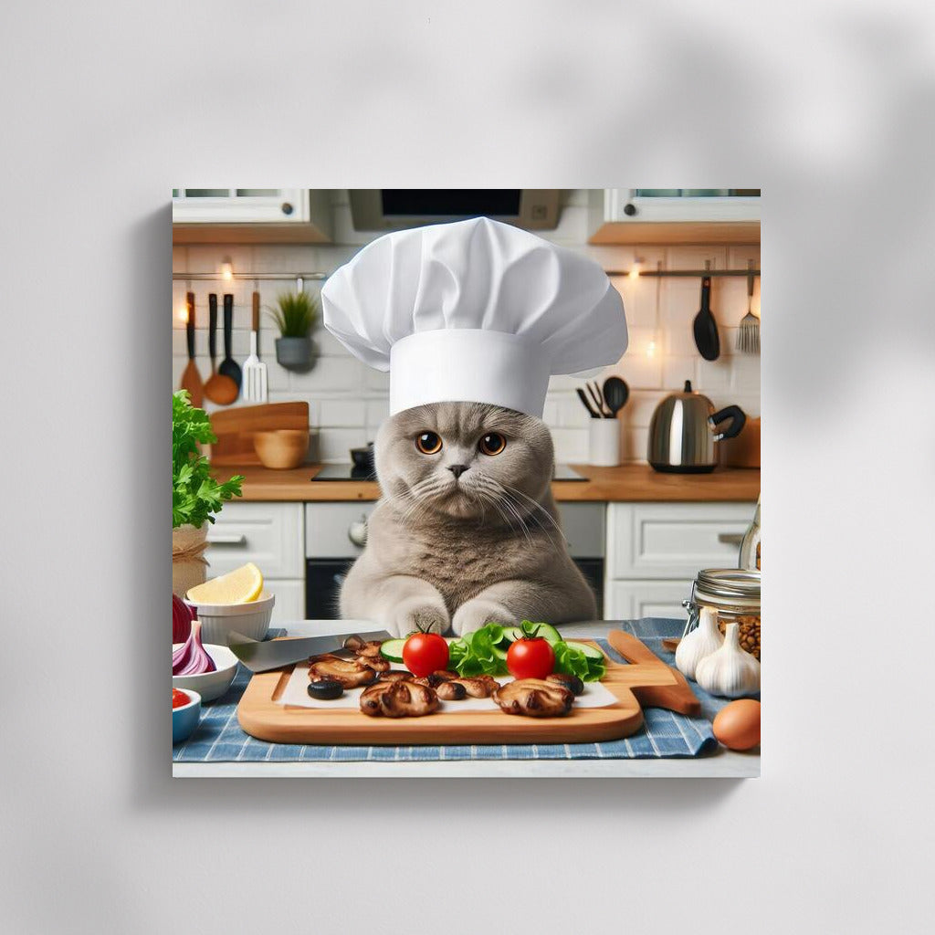 Chef Scottish Fold: Culinary Adventures in the Kitchen
