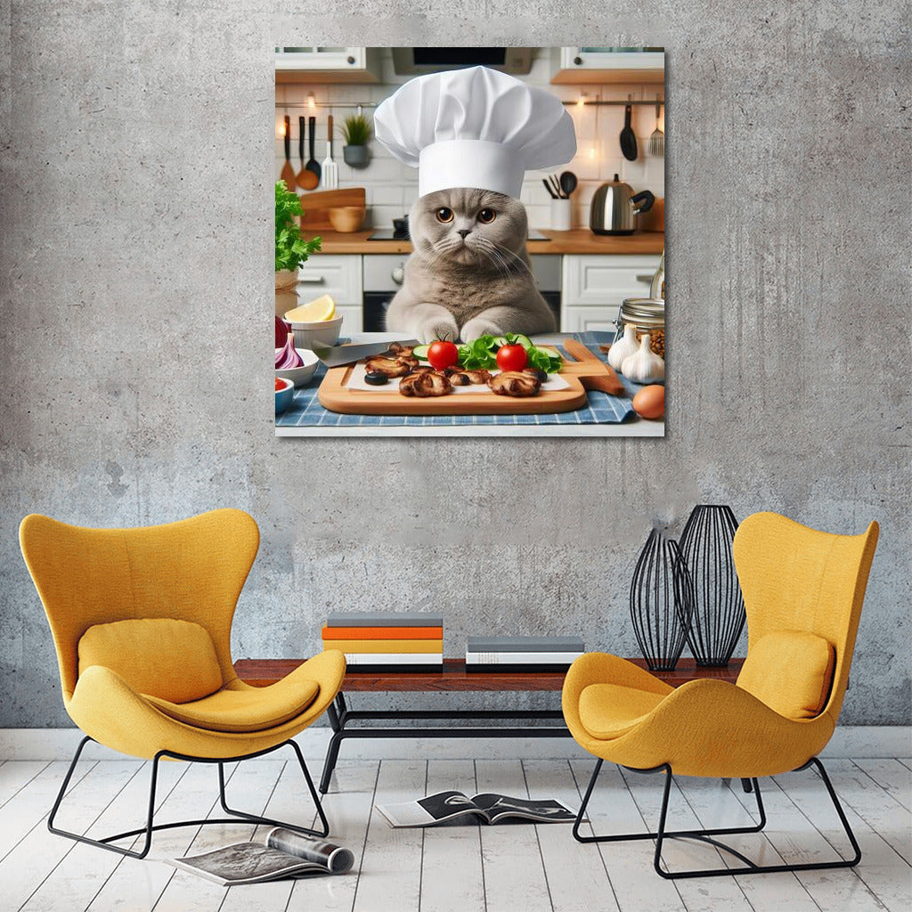 Chef Scottish Fold: Culinary Adventures in the Kitchen