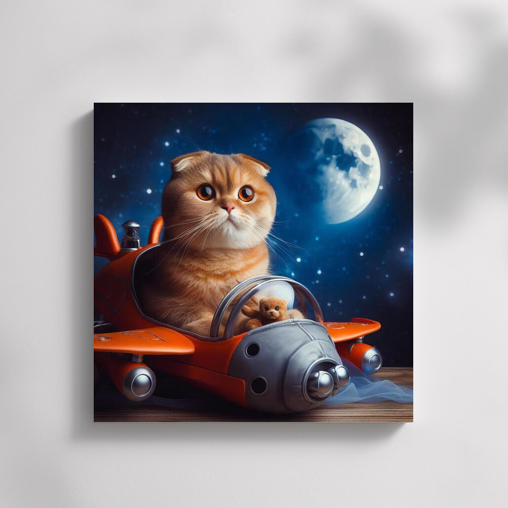 Moonwalker: Scottish Fold in a Stellar Odyssey